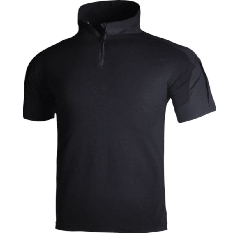 Shirt with velcro patch military