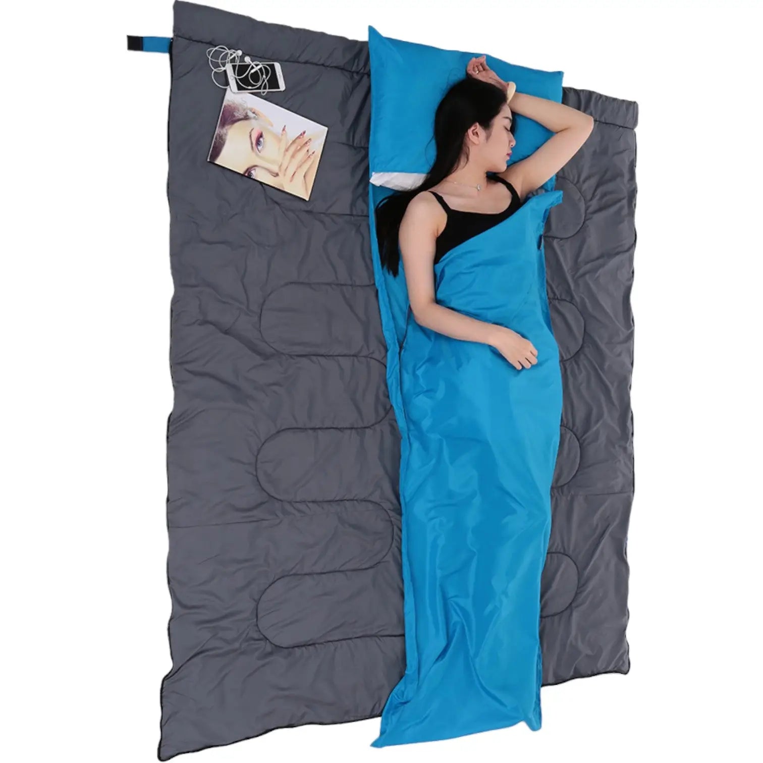 Sleeping bag liner for summer