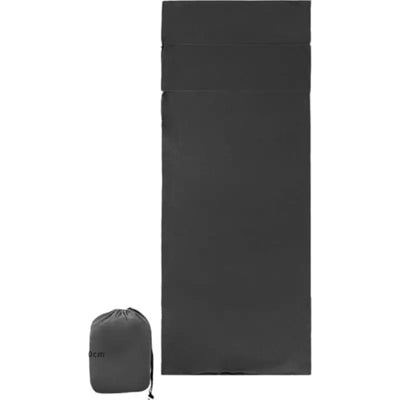 Sleeping bag liner with zipper