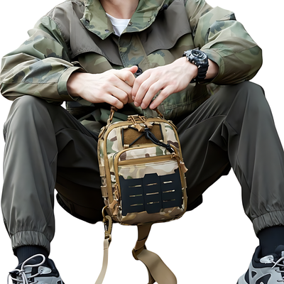 Sling bag with MOLLE system
