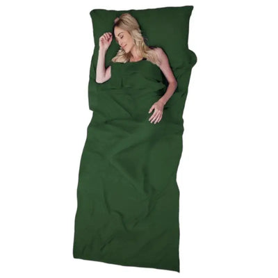 Soft sleeping bag liner