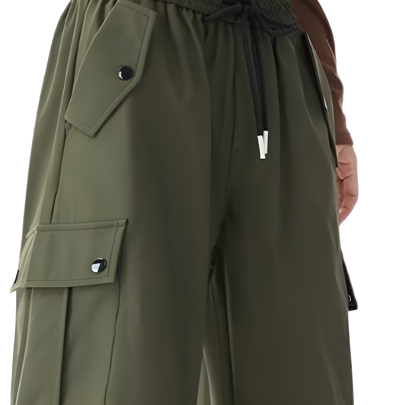 Straight leg cargo trousers womens