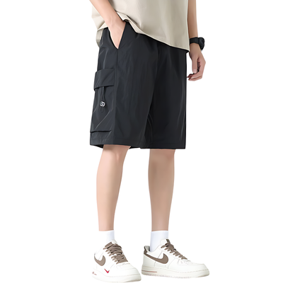 Stretch men hiking cargo shorts
