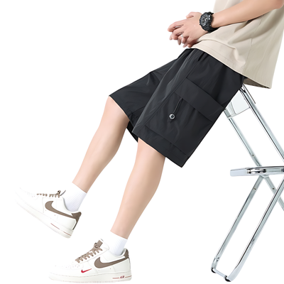 Stretch men hiking cargo shorts