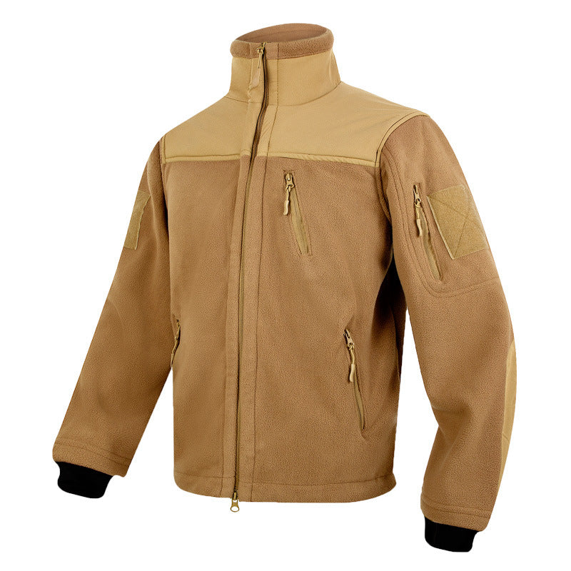 Tactical army fleece jacket