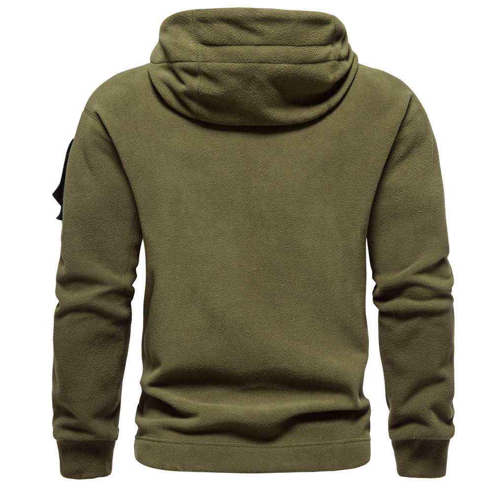 Tactical hoodie with velcro