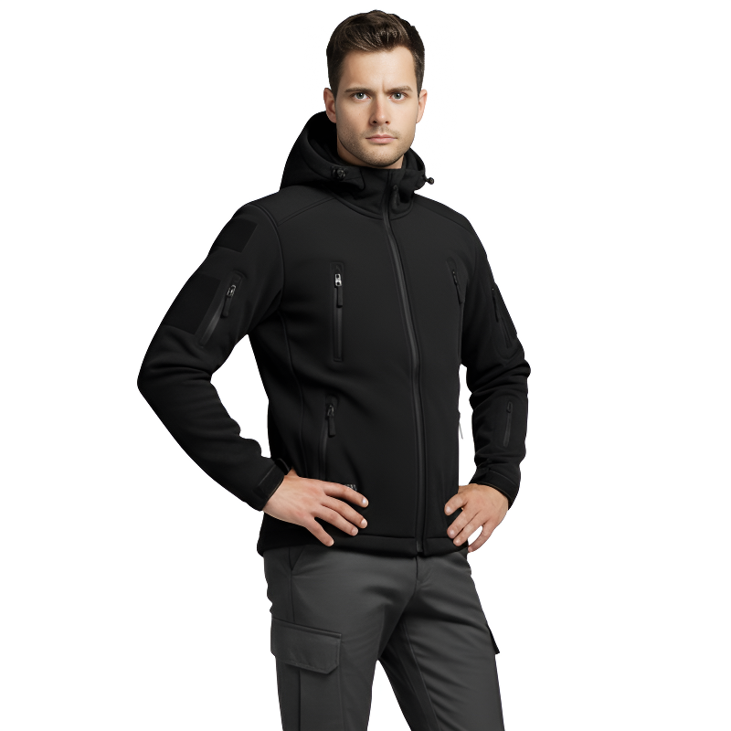 tactical outdoor hoodie zip up