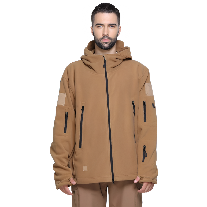 tactical outdoor hoodie zip up