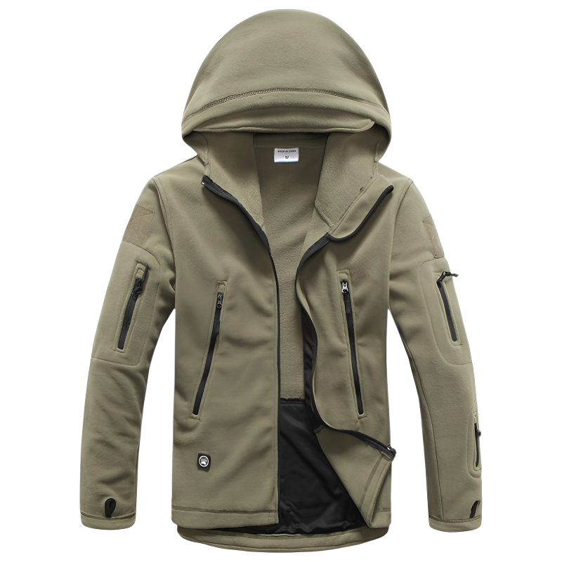 tactical outdoor hoodie zip up