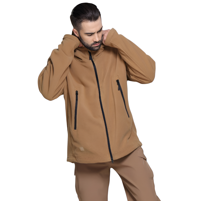 tactical outdoor hoodie zip up