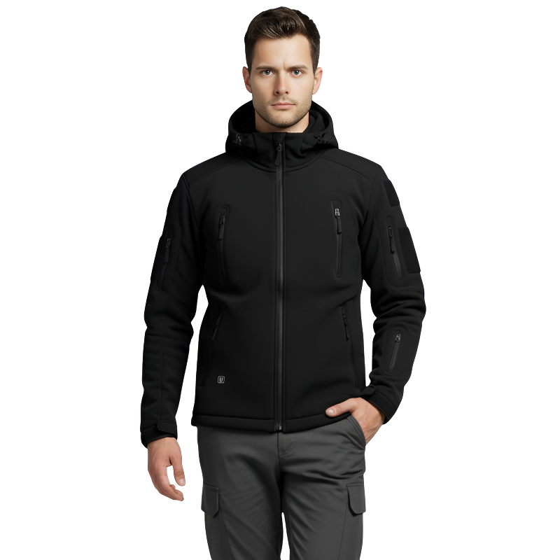 tactical outdoor hoodie zip up
