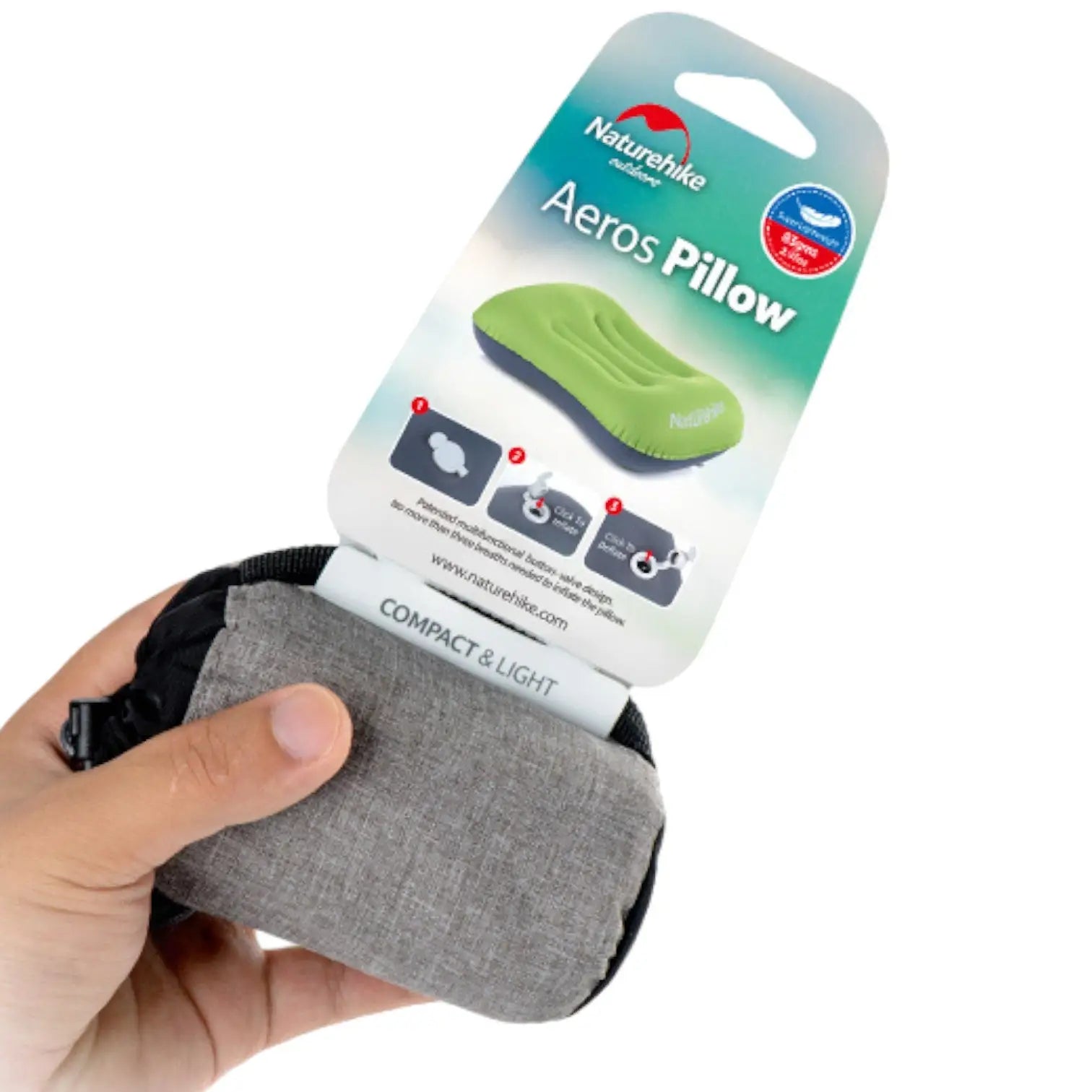 Ultralight camping pillow