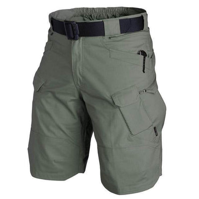 Urban khaki tactical combat shorts