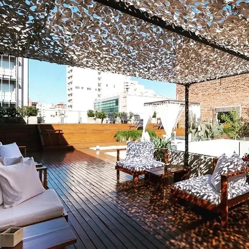 Waterproof camouflage netting