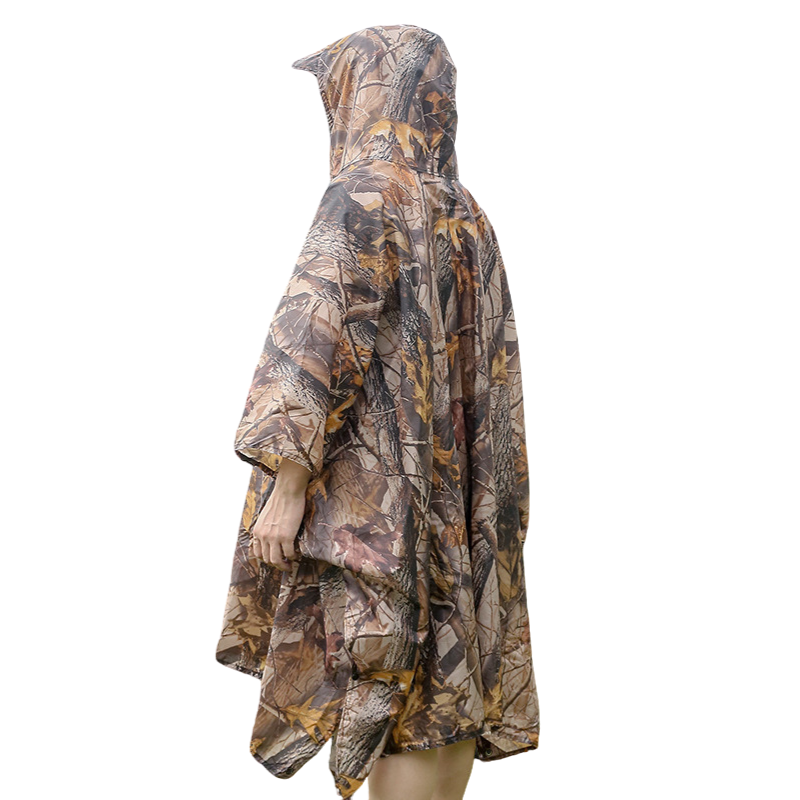 Waterproof poncho for hunting
