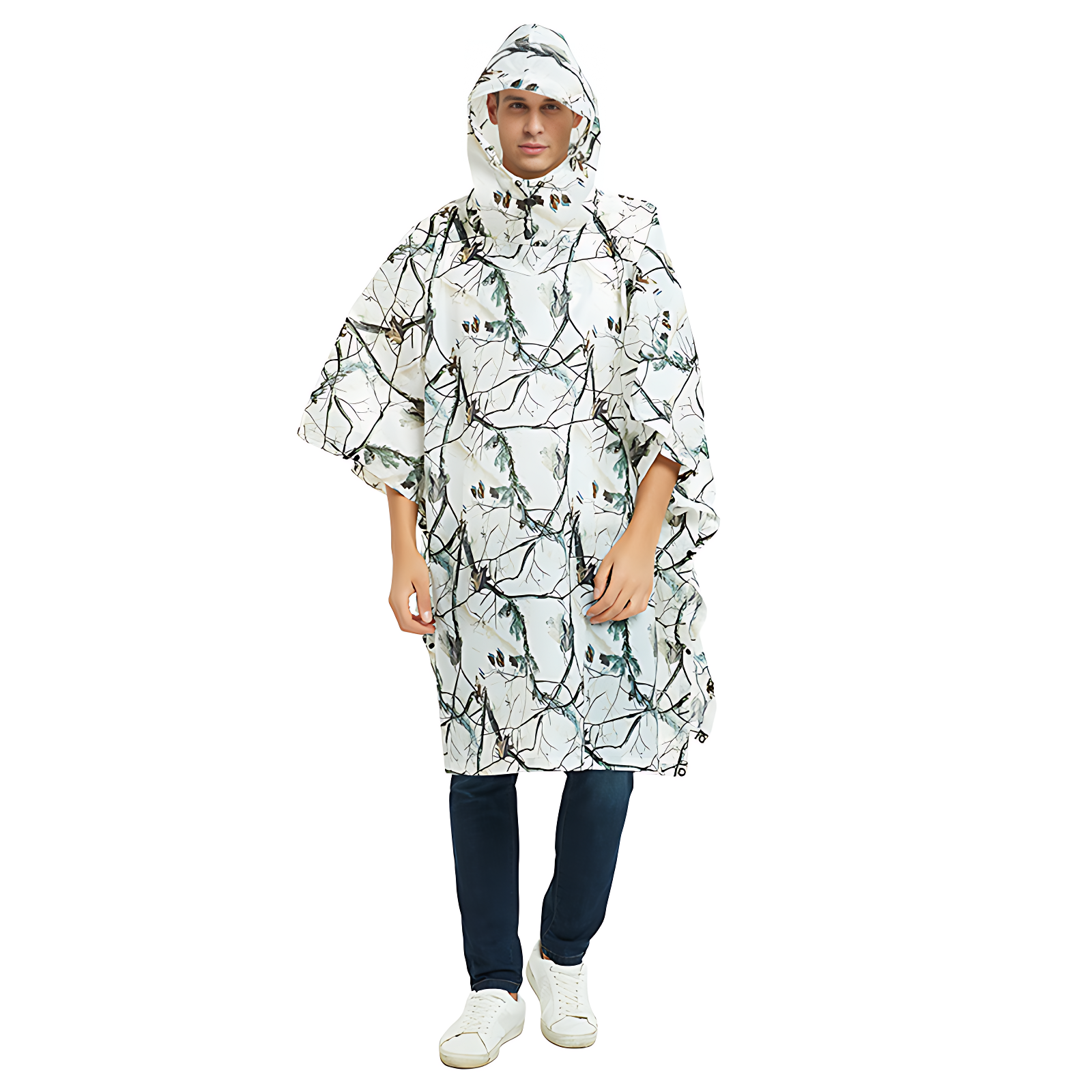 Waterproof poncho multifunctional