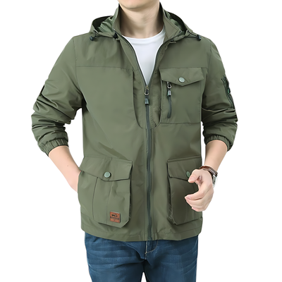 Waterproof zip down hoodie