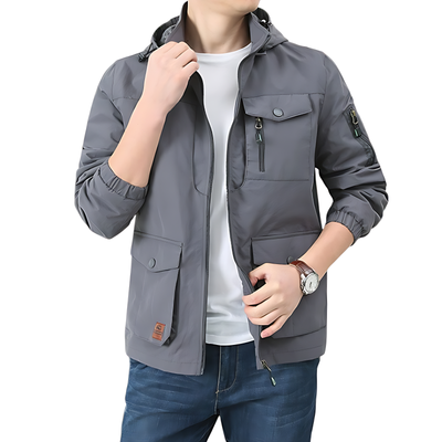 Waterproof zip down hoodie