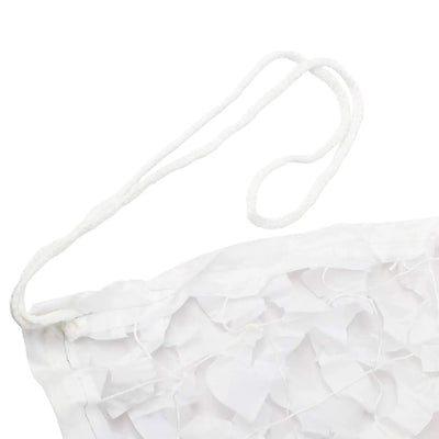 White camouflage netting