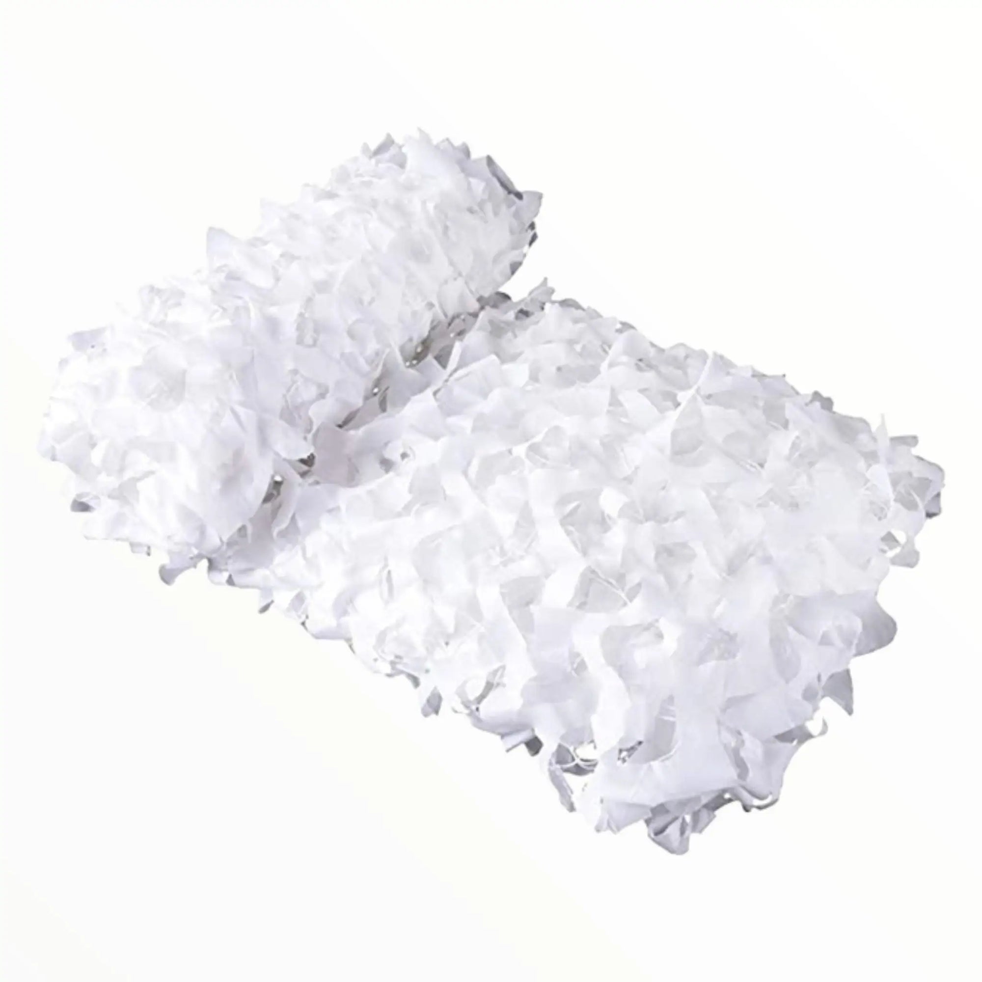 White camouflage netting