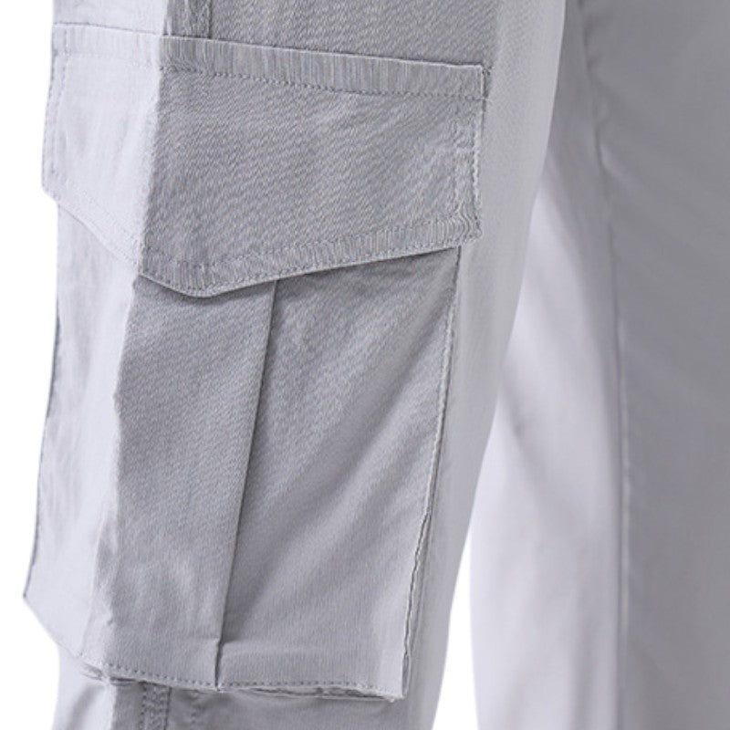 Womens flared cargo trousers