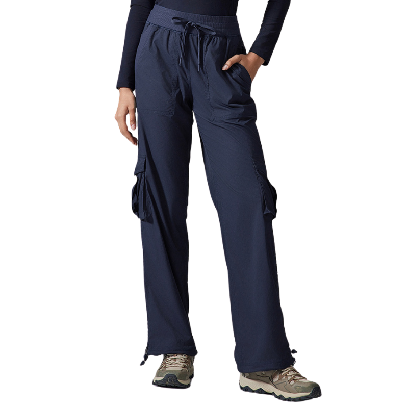Womens wide leg cargo trousers
