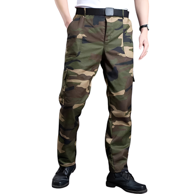 Woodland camo cargo pants