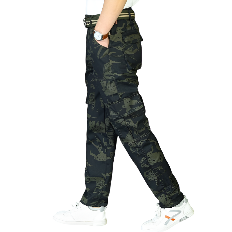 Woodland camo cargo pants