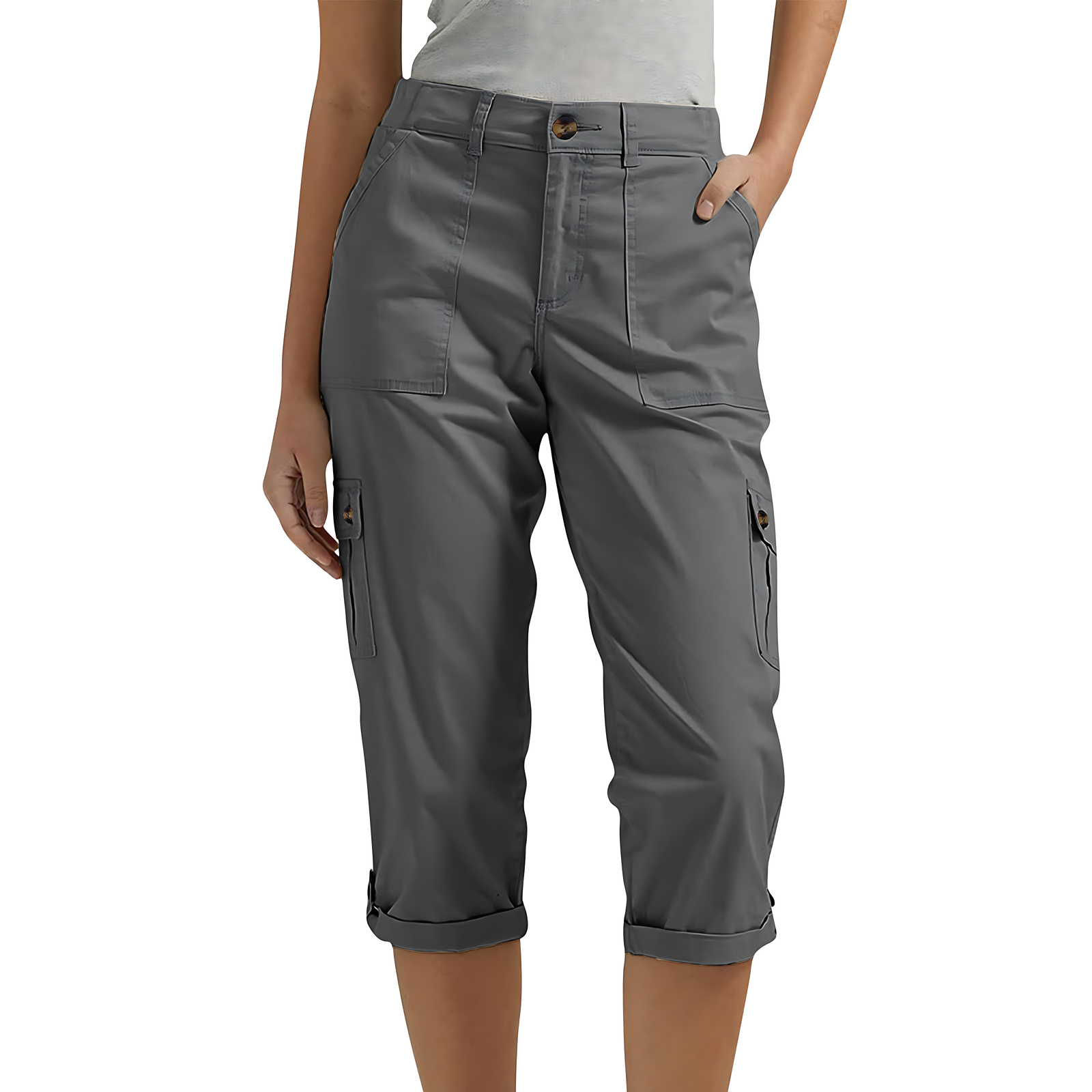 3/4 length combat trousers ladies