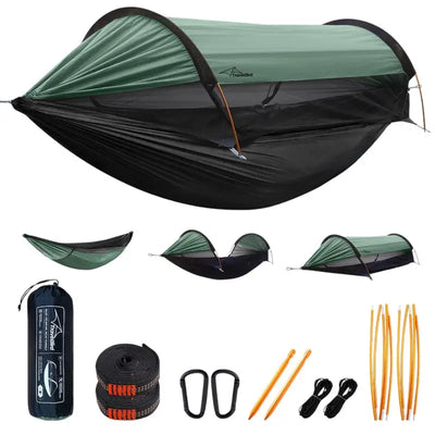 All weather hammock tent