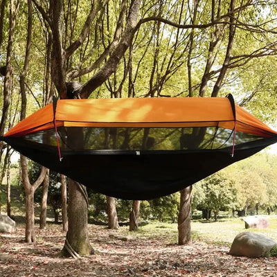 All weather hammock tent