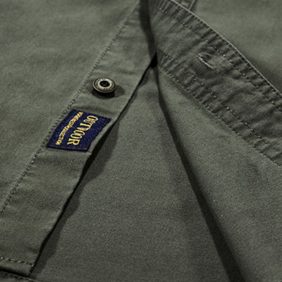 Army cargo short sleeve shirt