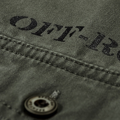 Army cargo short sleeve shirt