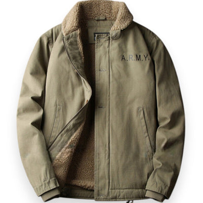 US army fleece jacket
