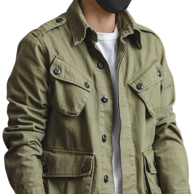 Army green field jacket