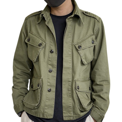 Army green field jacket