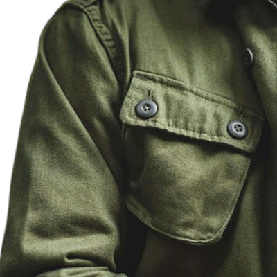 Army green field jacket