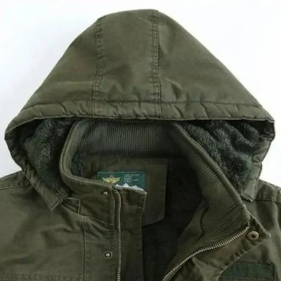 Army Green Jacket Hooded Parka