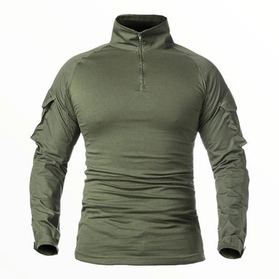 Army Green Long Sleeve T shirt