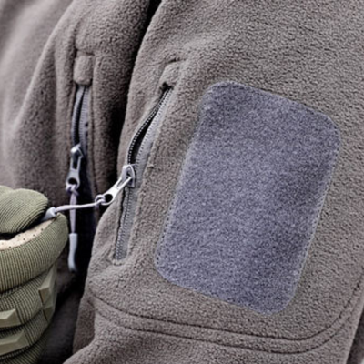 Army jacket velcro fleece