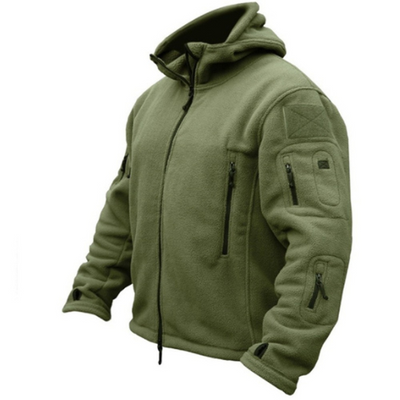 Army jacket velcro fleece