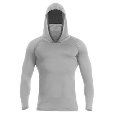 Army long sleeve hooded t-shirt