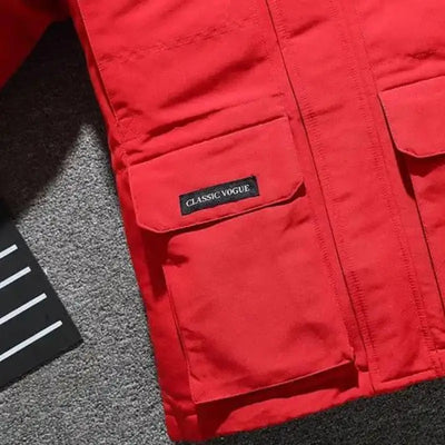 Army Parka with Faux Fur Hood