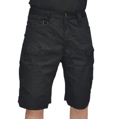 Black camo shorts