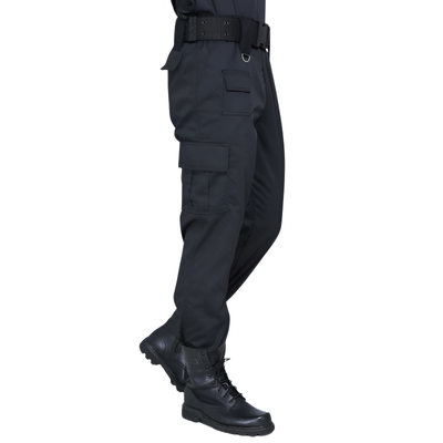 Black lightweight combat trousers