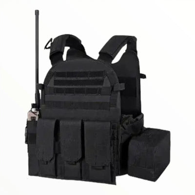 Black Tactical Molle Vest