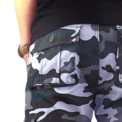 Blue army cargo pants