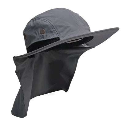 Bush hat with neck cover