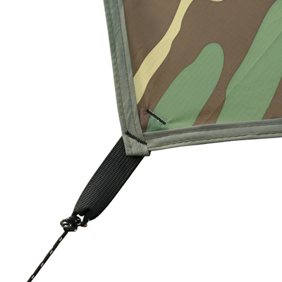 Camo camping tarp