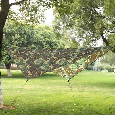 Camo camping tarp
